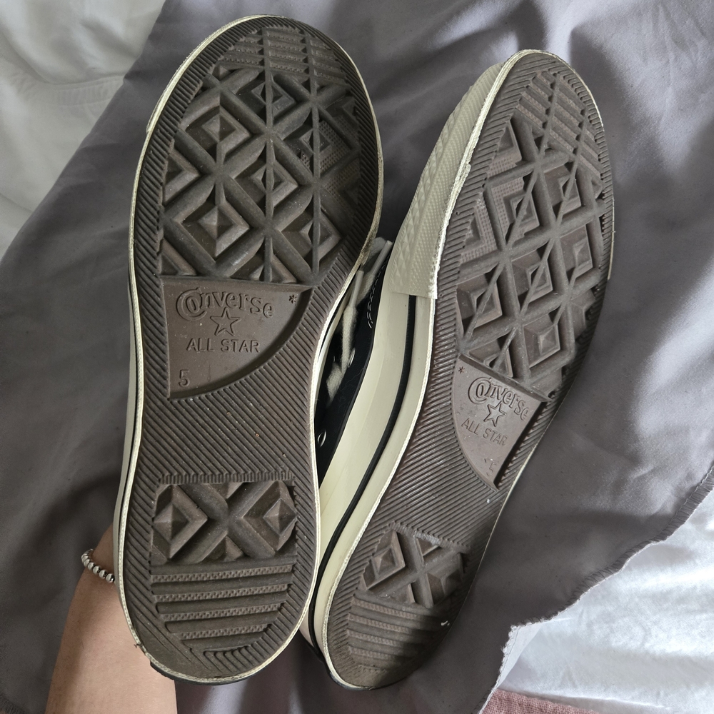 Converse Black and White Sneakers - Picture 3 of 4